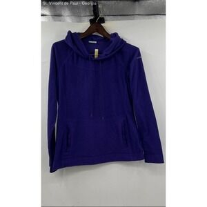 Columbia Full Zip Fleece Hoodie Women's Medium Purple Casual